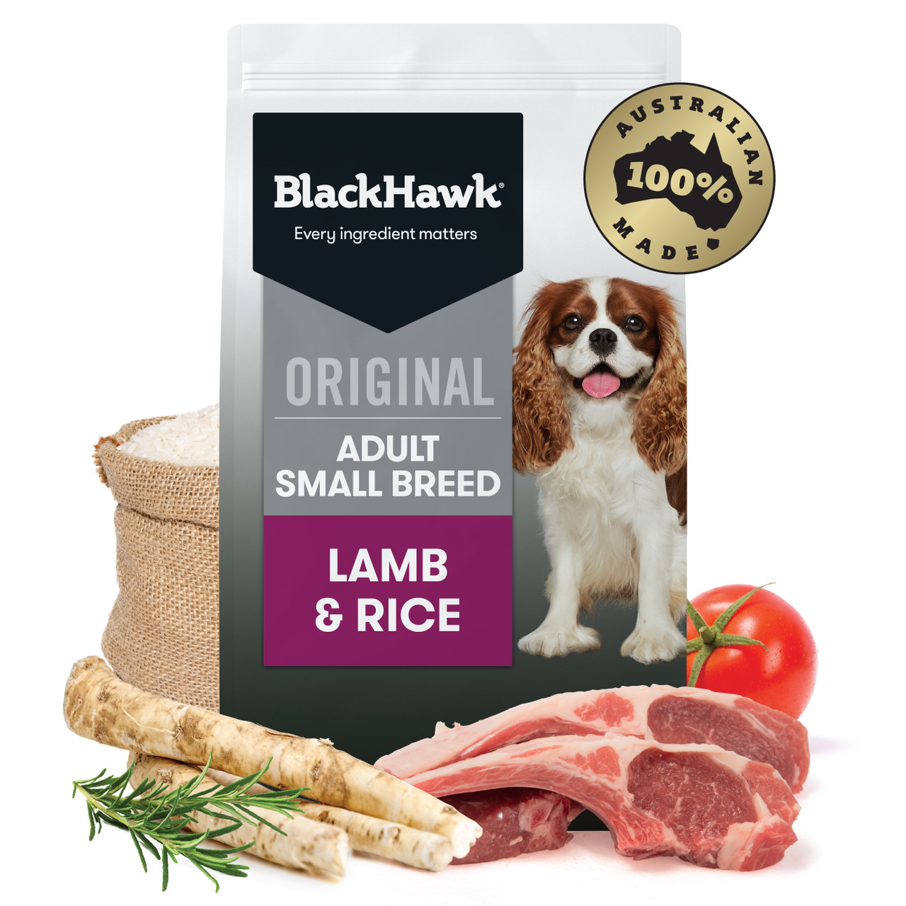 Black Hawk Lamb Rice Dry Small Breed Adult Dog Food: 3kg 10kg