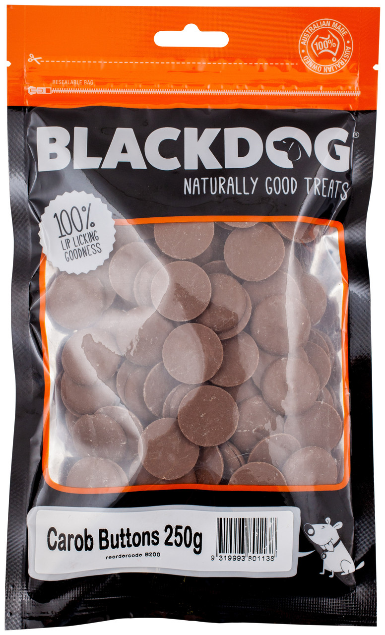 Blackdog Carob Drops Dog Treats PetO