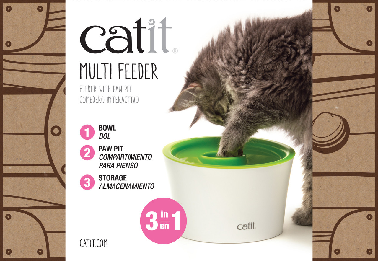 Catit 2 0 Senses Multi Feeder Interactive Cat Toy Peto