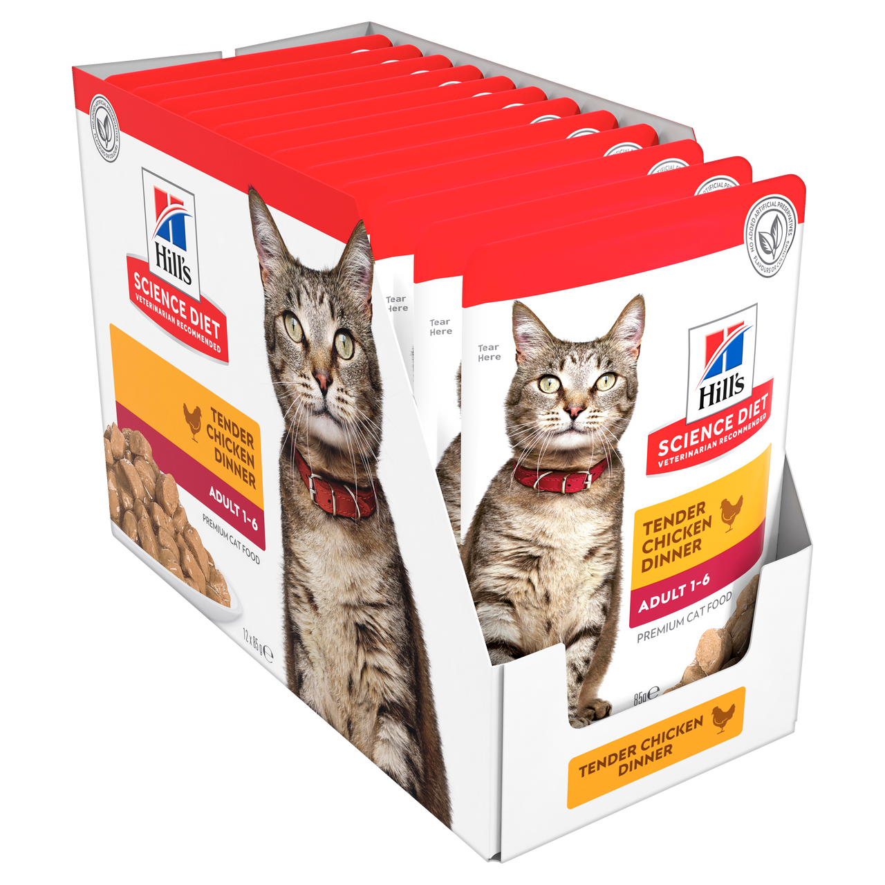 Hill's Science Diet Optimal Care Chicken Adult Wet Cat Food Pouches PetO