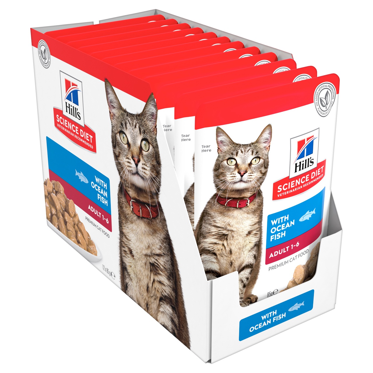 Hill's Science Diet Optimal Care Ocean Fish Adult Wet Cat Food Pouches