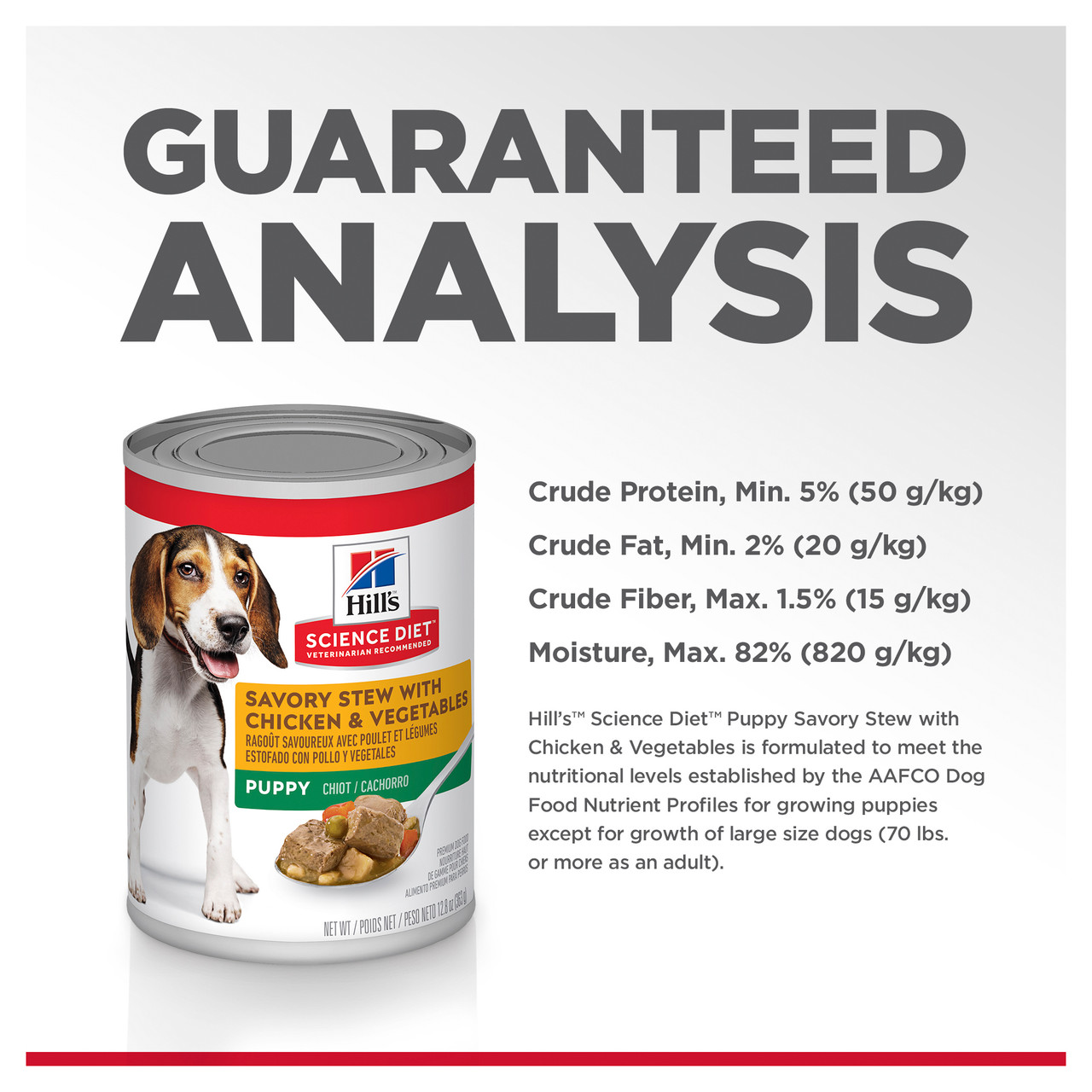 Hill's Science Diet Puppy Savory Stew Chicken Vegetables Wet Dog