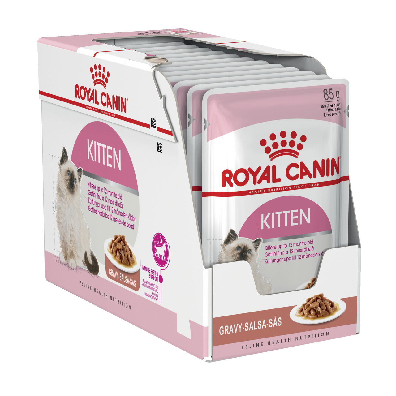 Royal Canin Kitten Instinctive in Gravy Wet Cat Food Pouches PetO