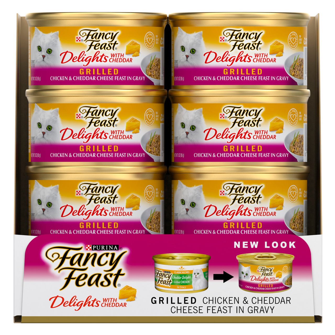 Fancy Feast Wet Cat Food Grilled Chicken Gravy PetO