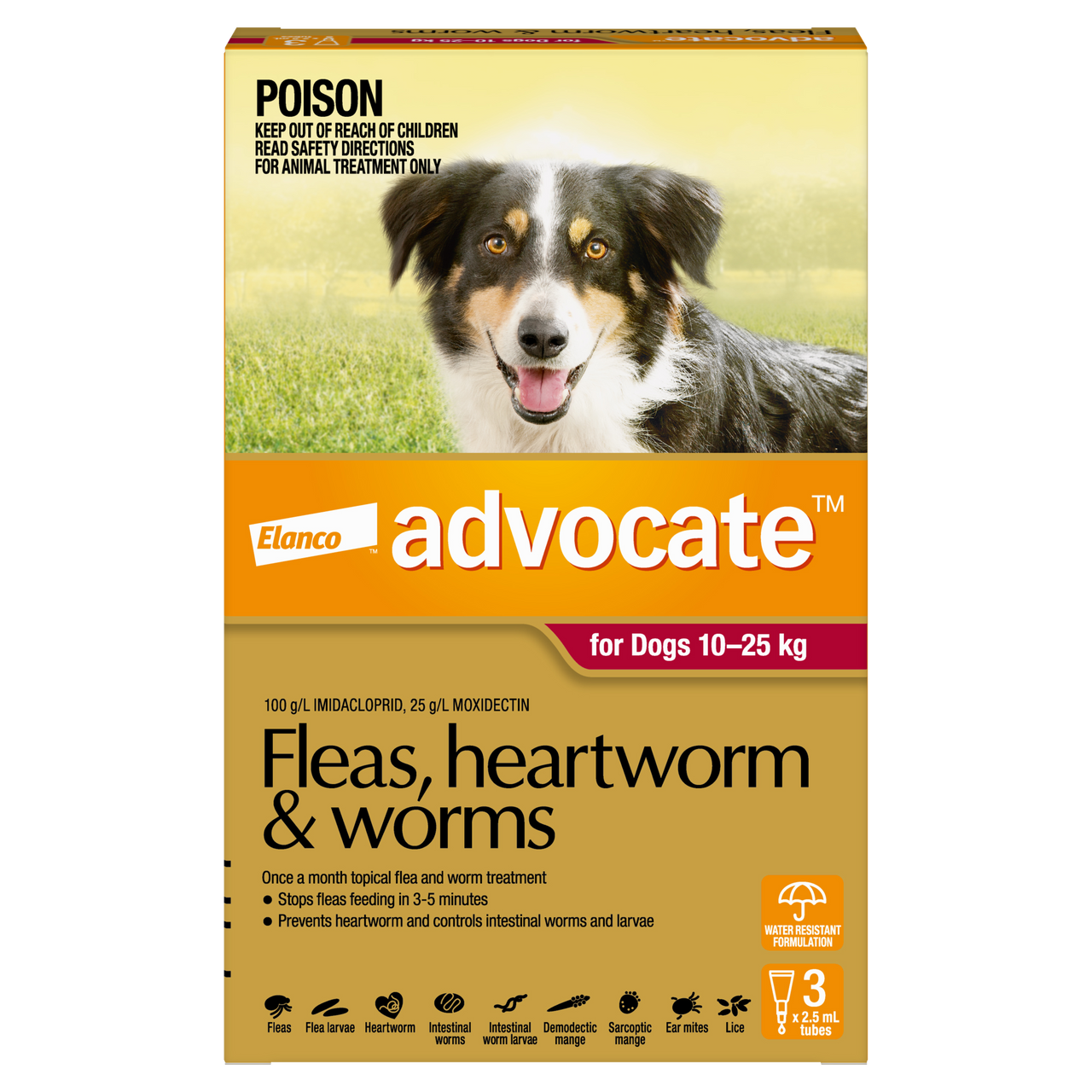 Advocate Flea, Heartworm Worm for Large Dogs Red PetO