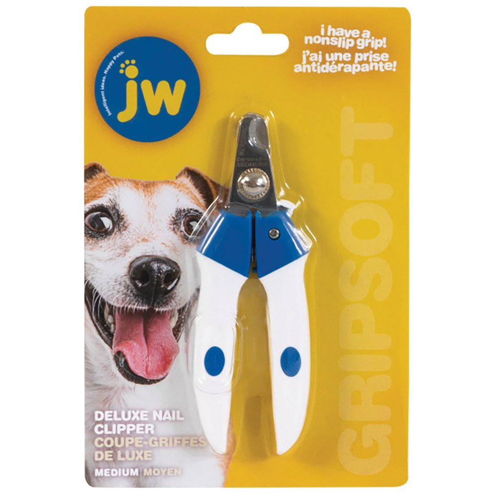 JW Gripsoft Deluxe Dog Nail Clipper Medium PetO