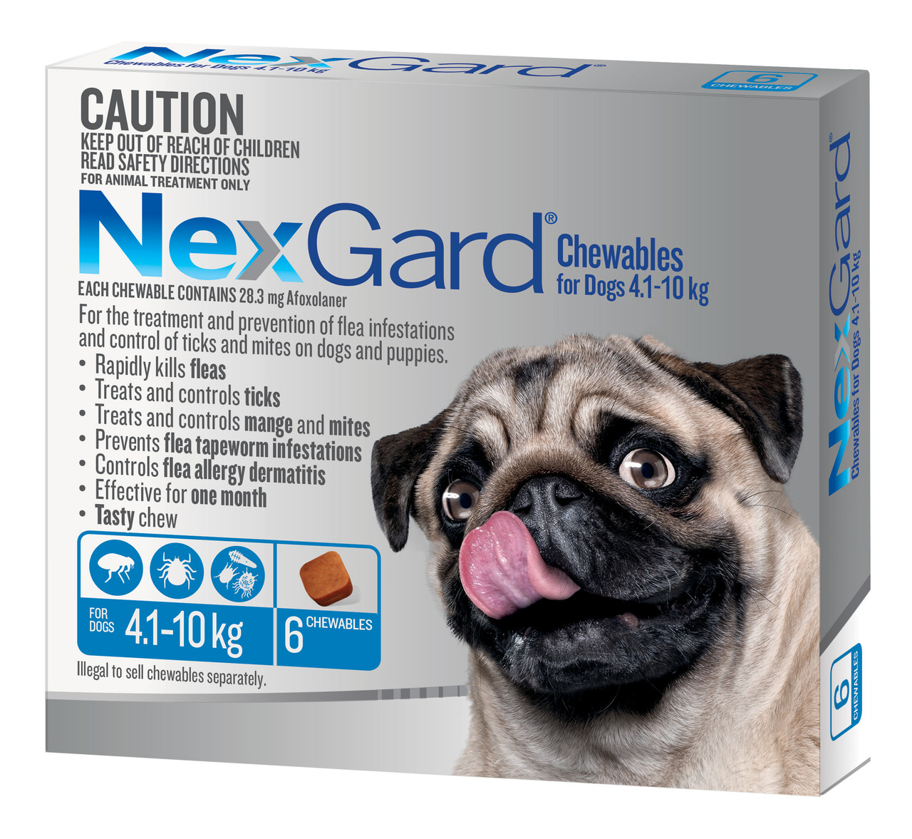 Nexgard Flea and Tick for Small Dogs PetO