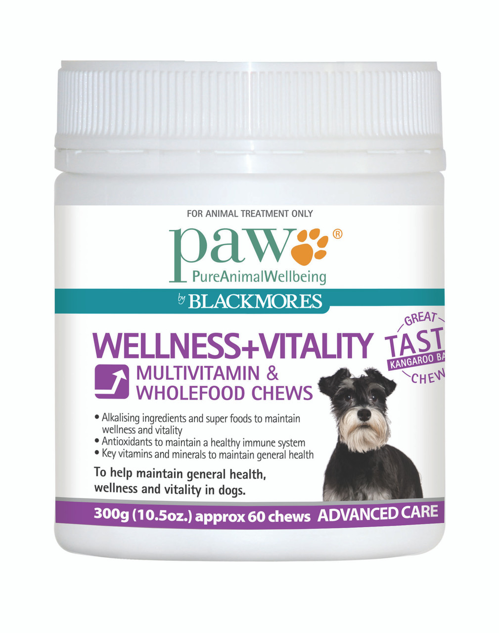 Paw Wellness Vitality Multivitamin Chews For Dogs PetO