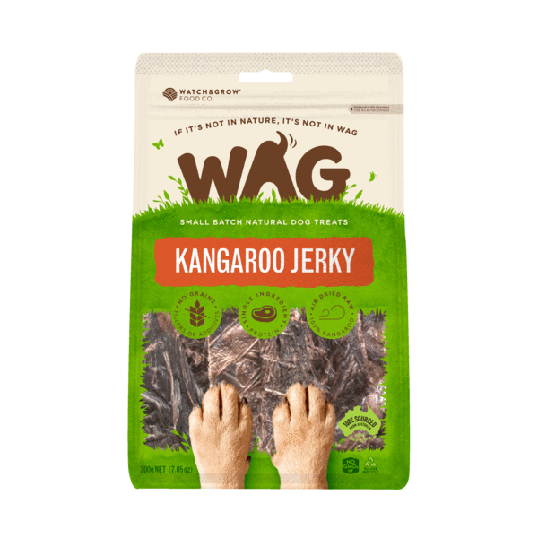 WAG Kangaroo Jerky Dog Treats PetO