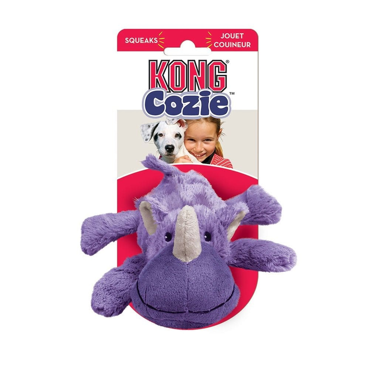 rhino dog toy