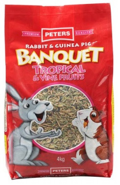 Peters Tropical & Vine Fruits For Rabbits And Guinea Pigs - PetO
