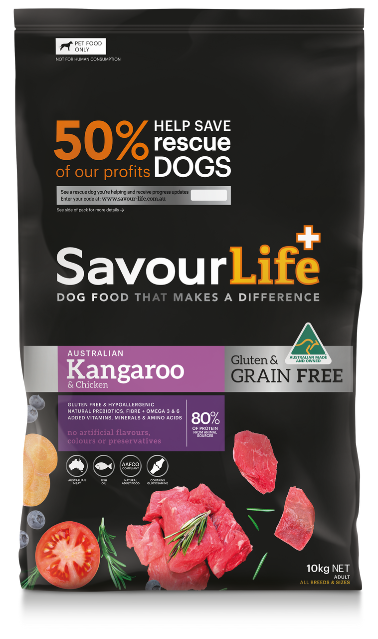 SavourLife Grain Free Dry Dog Food Kangaroo