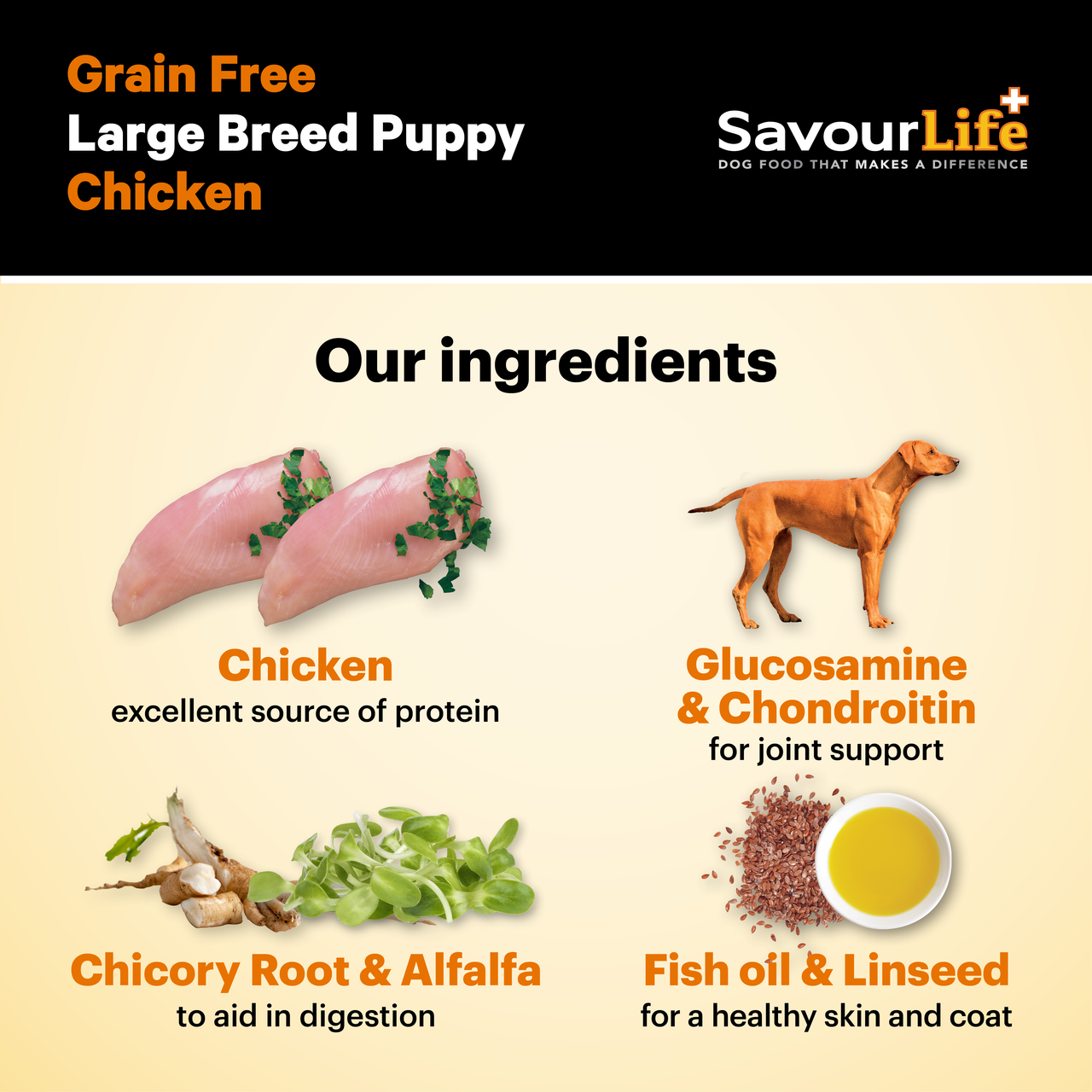 SavourLife Grain Free Large Breed Dry Puppy Food