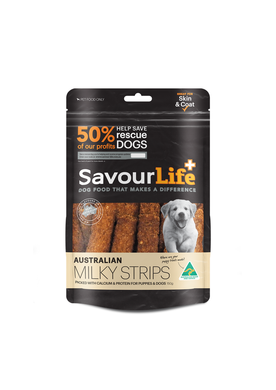 SavourLife Milky Strips Dog Treats