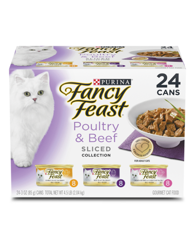 fancy feast poultry and beef