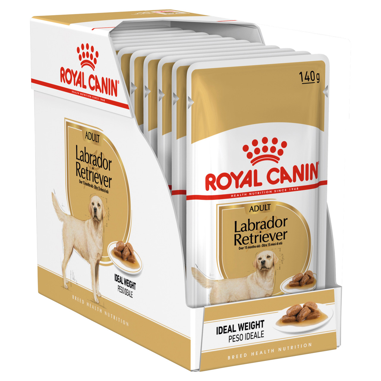 Royal Canin Labrador Retriever Gravy Wet Dog Food 10x140g