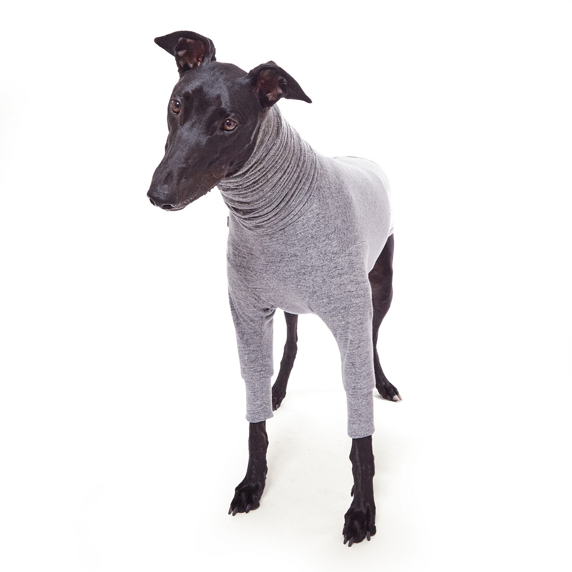 Kazoo Greyhound Softie Dog Jumper Grey