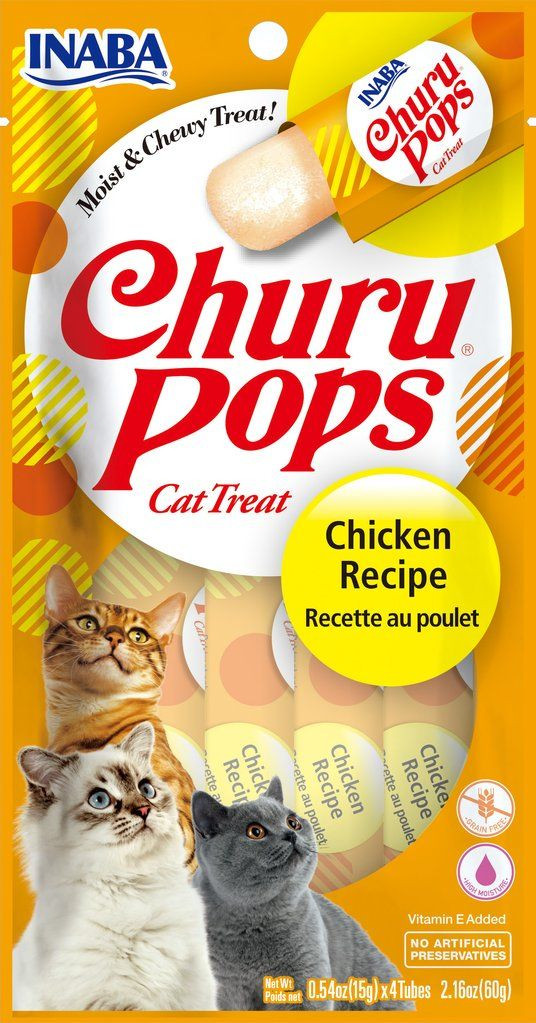 Inaba Churu Pops Chicken Recipe Cat Treat