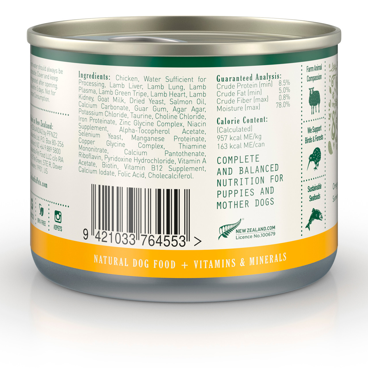 Zealandia MoussePuppy & Mama Wet Dog Food | Chicken Pate