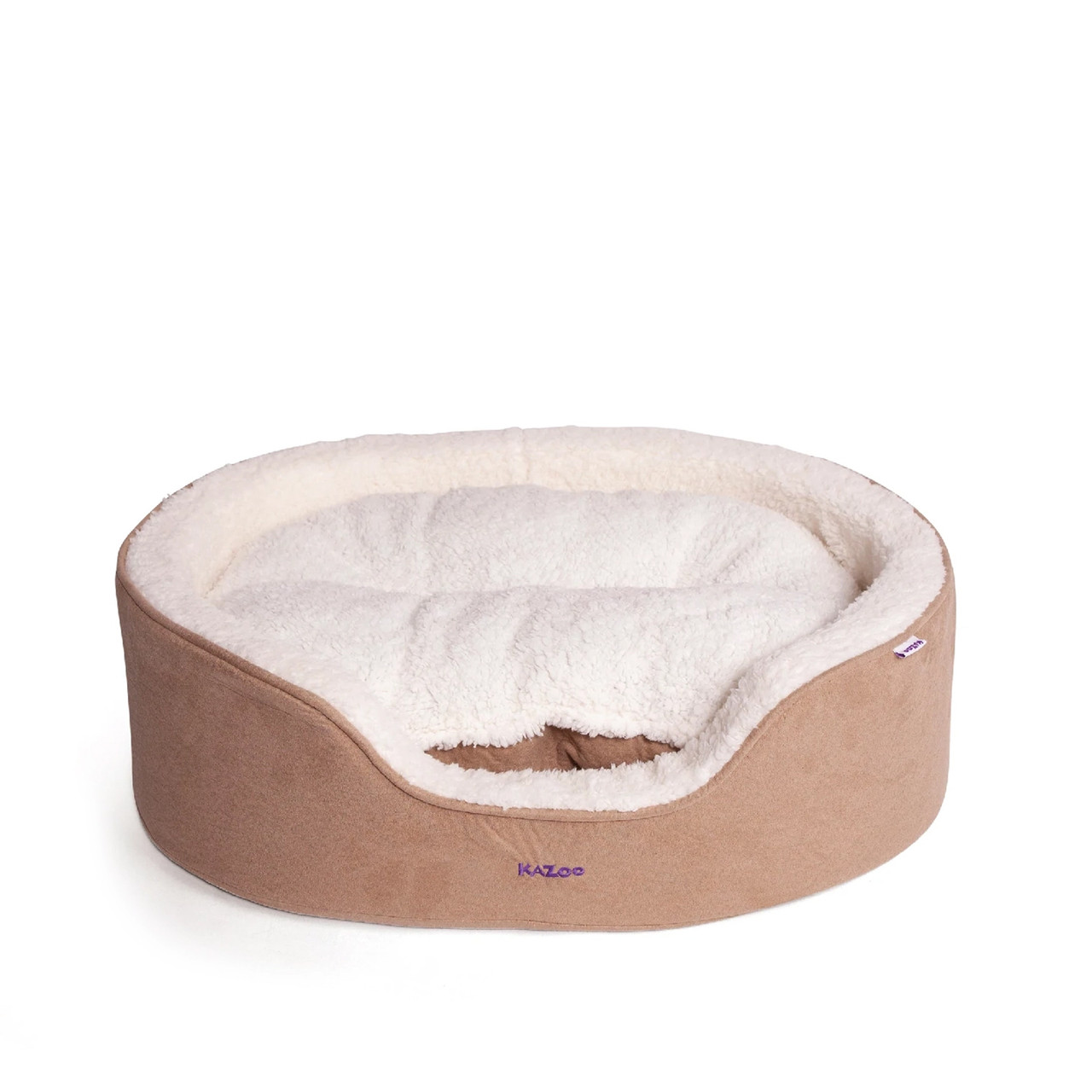 Kazoo Manhattan Dog Bed Coffee & White