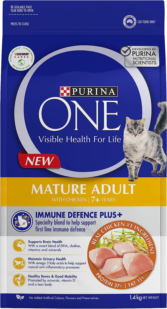 Purina One Cat Mature Adult 7+ Chicken Dry Cat Food