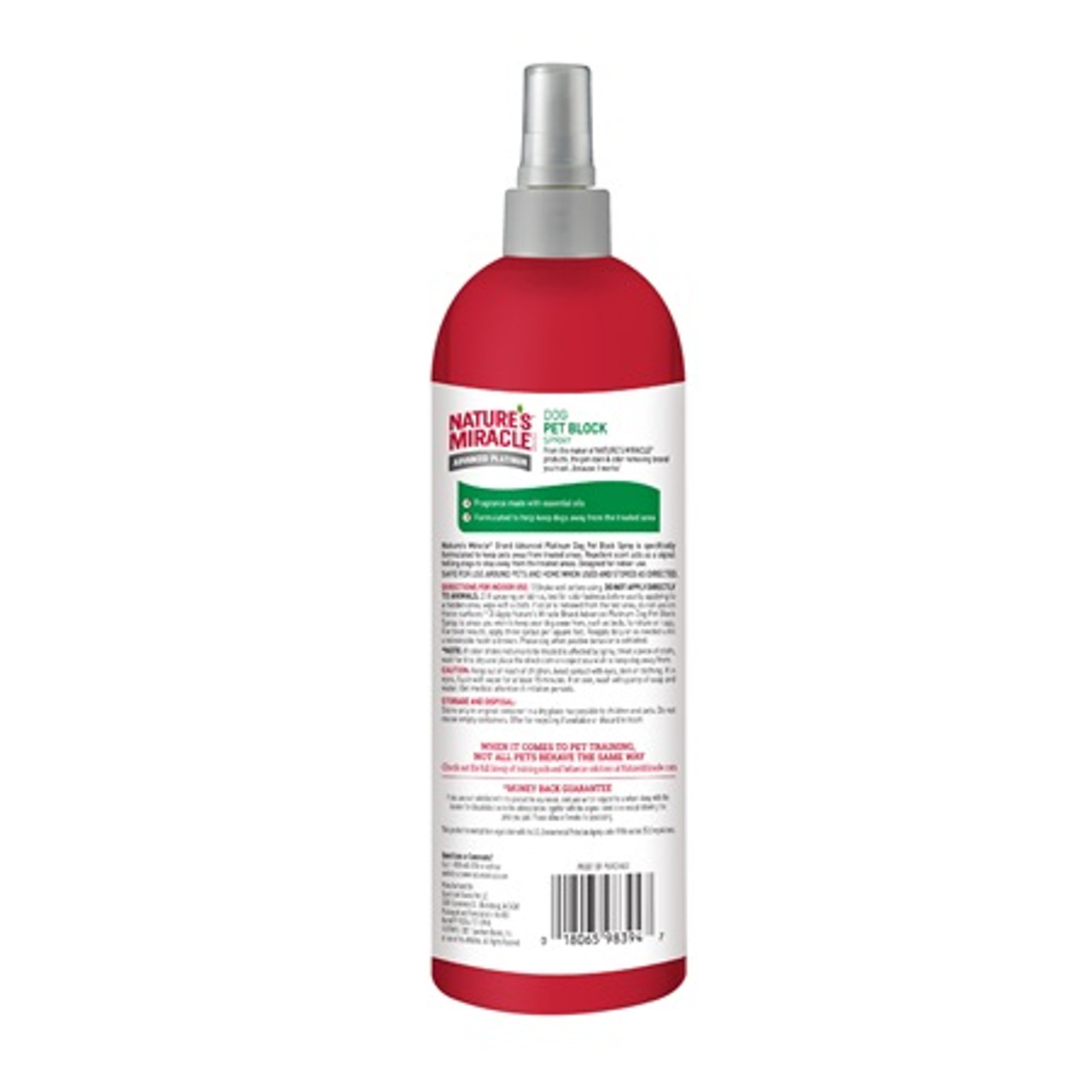 Nature's Miracle Pet Block Spray For Dogs