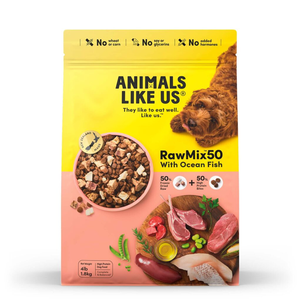 Animals Like Us RawMix50 Dog Food with Ocean Fish