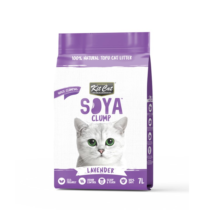 Picture Idea: Kit Cat Lavender Soybean Clumping Cat Litter 7L