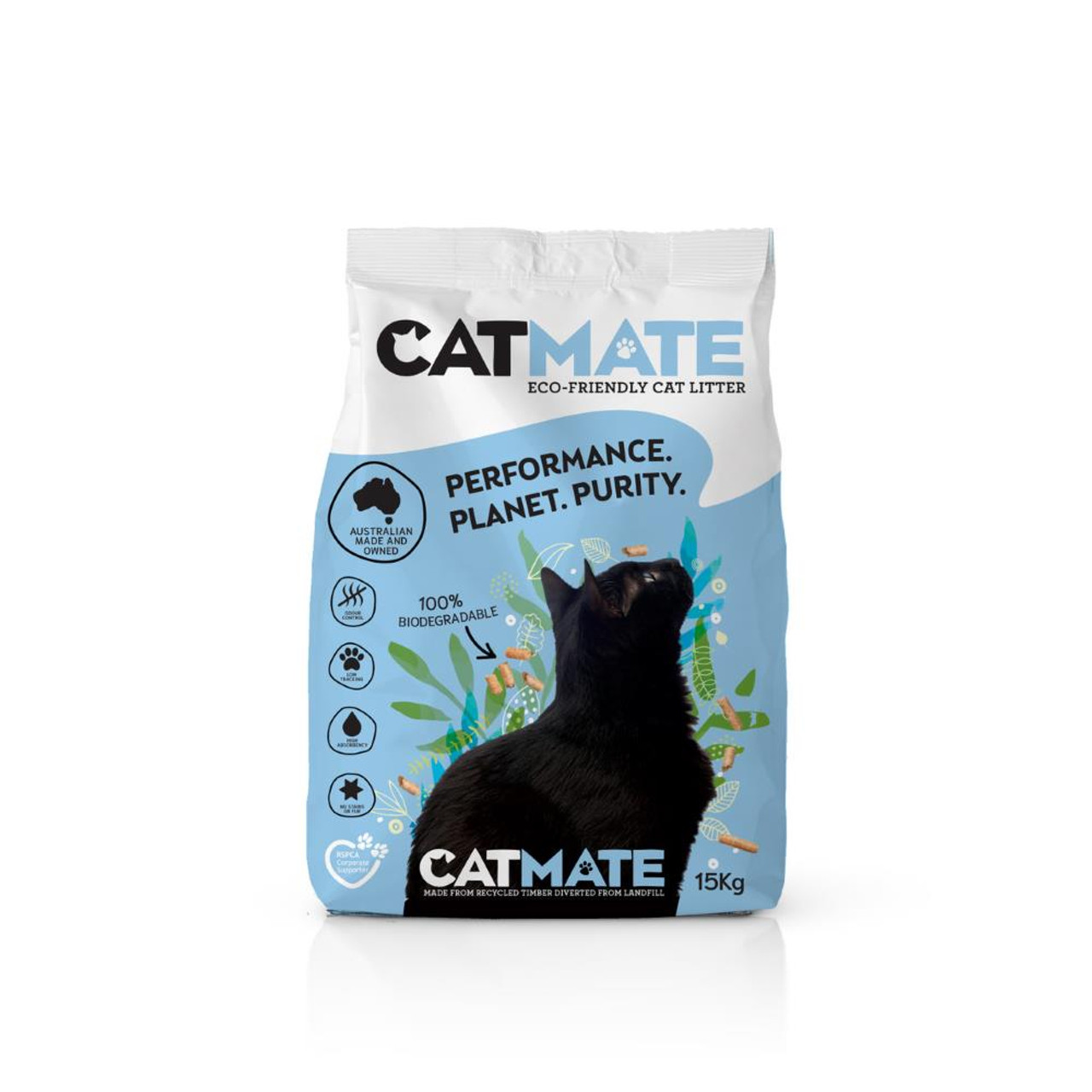 Catmate Wood Pellet Cat Litter - PetO