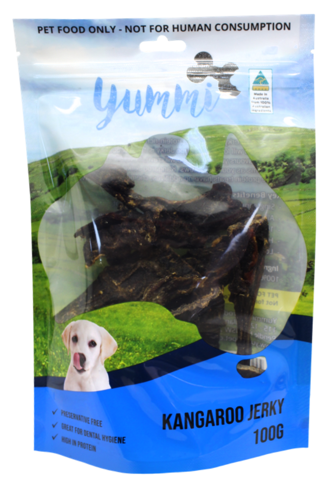 Pet Food Kangaroo Jerky For Dogs Black Hawk Kangaroo Jerky Straps