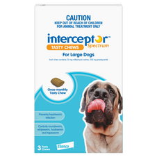 Interceptor Spectrum Chews Large Dog Blue
