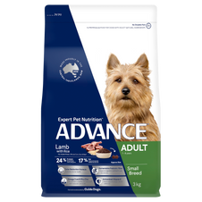 ADVANCE Adult Small Breed Dry Dog Food Lamb 3kg