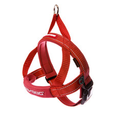 EzyDog Quick Fit Harness Red