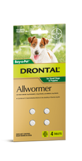 Drontal Tablet Allwormer for Small Dogs