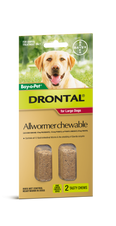 Drontal Chewable Allwormer For Large Dogs