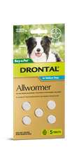 drontal worming tablets for small dogs