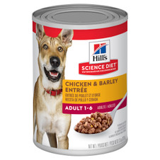 Hill's Science Diet Chicken & Barley Entree Adult Wet Dog Food
