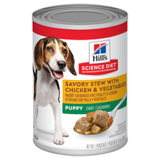 Hill's Science Diet Puppy Savory Stew Chicken & Vegetables Wet Dog Food