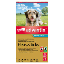 Advantix Flea & Tick For Medium Dogs Aqua