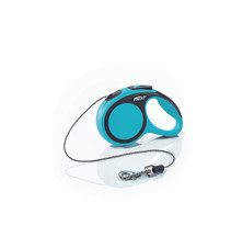 Flexi Comfort Cord Retractable Dog Lead in Blue