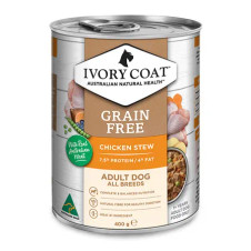 Ivory Coat Wet Dog Food Chicken Stew