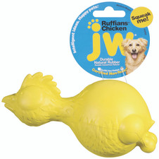 JW Ruffians Chicken Dog Toy