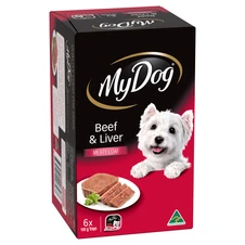 My Dog Adult Wet Dog Food Beef & Liver Meaty Loaf