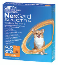 Nexgard Spectra Flea, Tick and Worming for Extra Small Dogs