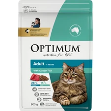 Optimum Adult Dry Cat Food With Ocean Fish