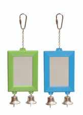 Kazoo Rectangular Mirror with Bell Bird Toy