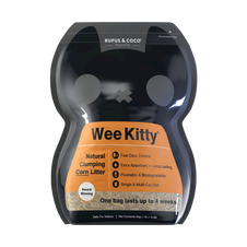 Rufus & Coco WEE KITTY CORN Clumping Cat Litter