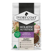 Ivory Coat Dry Puppy Food Large Breed Turkey and Brown Rice