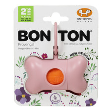 United Pets Bon Ton Dog Waste Bag Dispenser Provencal Pink