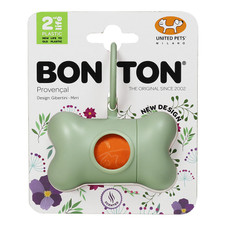 United Pets Bon Ton Dog Waste Bag Dispenser Provencal Green